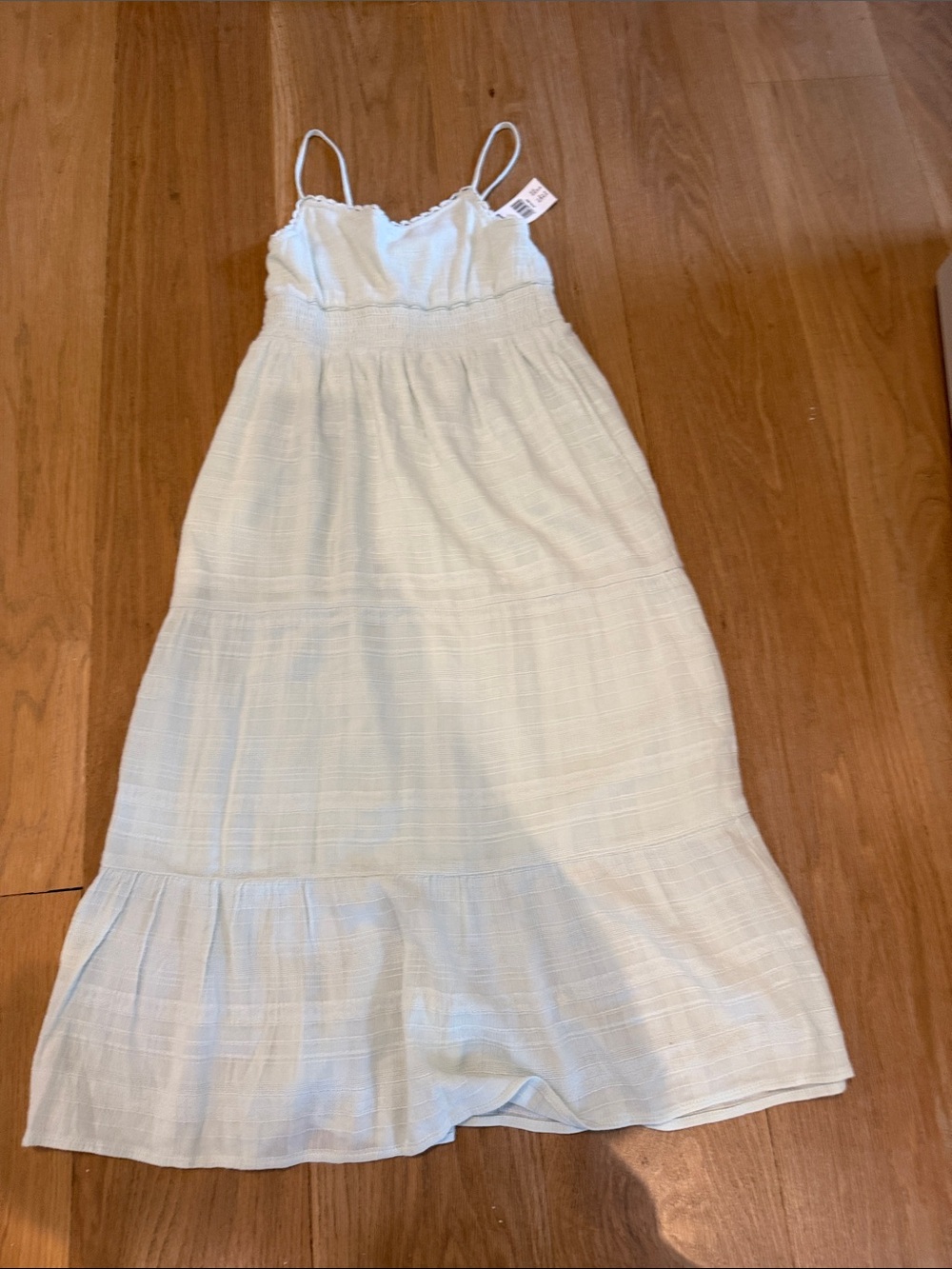 abercrombie kids Light Blue Spaghetti-Strap Maxi Dress